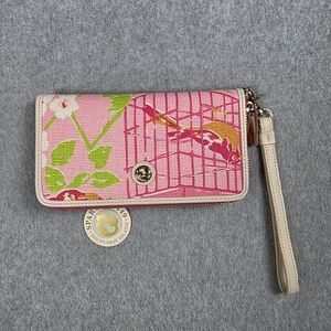 Stylish Pink and Cream Women's Wristlet